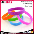 personalized souvenir high quality embossed silicone band